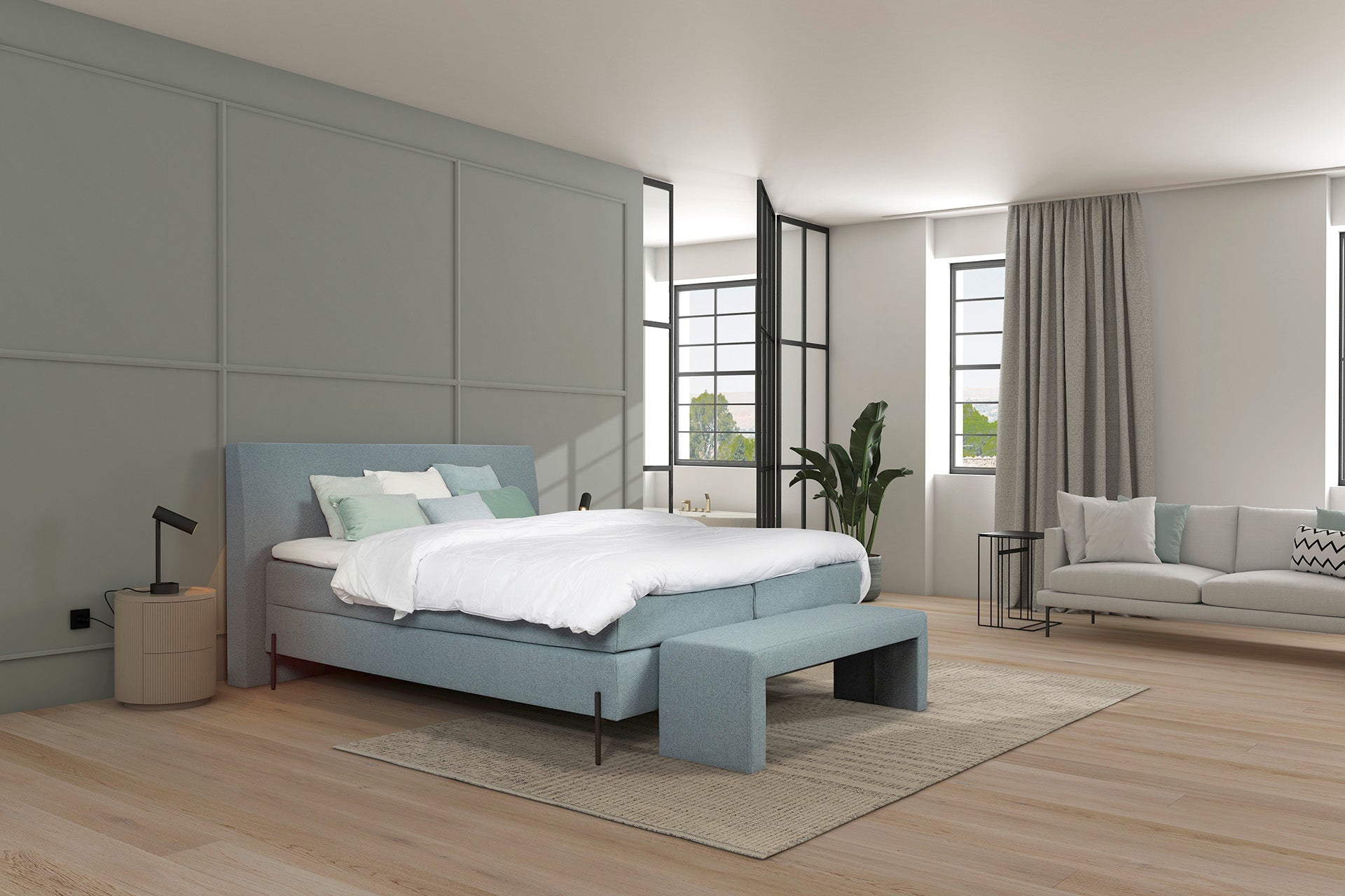 Boxspring Arking opium niagara - Van landschoot