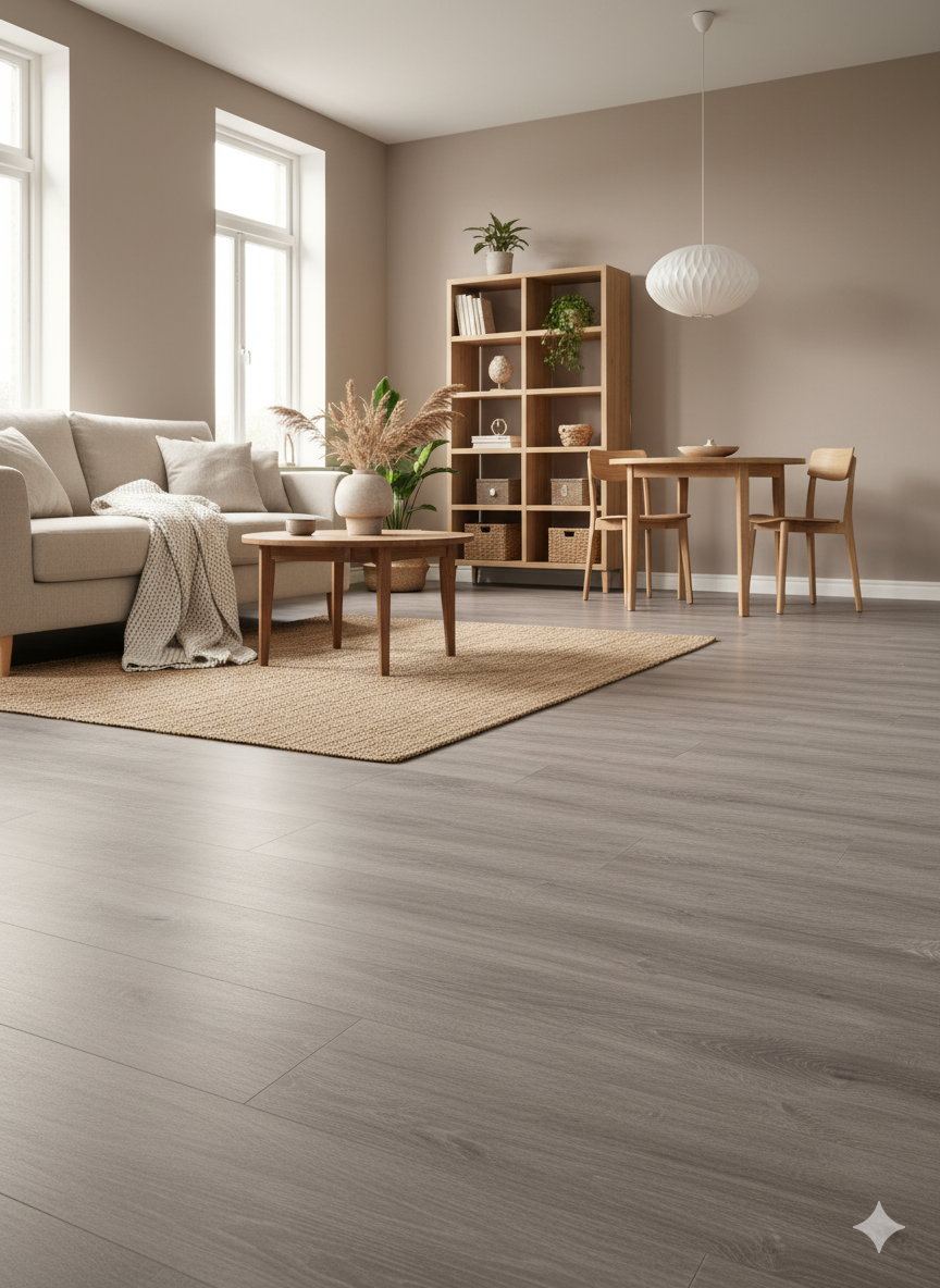 Robusto Grey Oak PVC Vloer | Ambiant | Extra Brede Planken | Natuurgetrouwe Houtstructuur | Extra Matte Afwerking