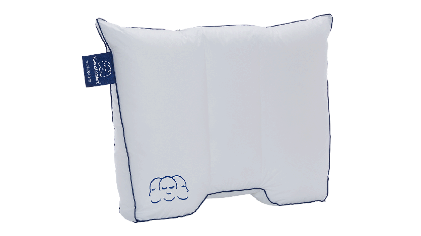 Comfort Hoofdkussen blauw | Beetje Stevig | 3-Vakken Ondersteuning | Microvezel